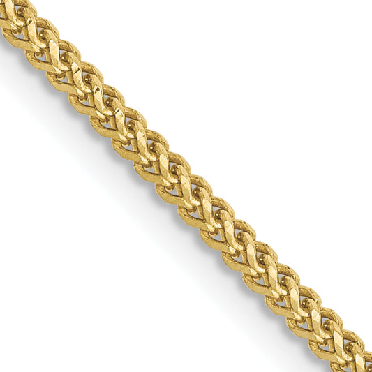 20 Inch 10K 1.3mm Franco Chain Necklace