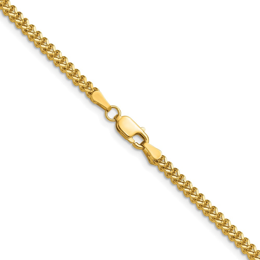 18 Inch 10K 2mm Franco Chain Necklace