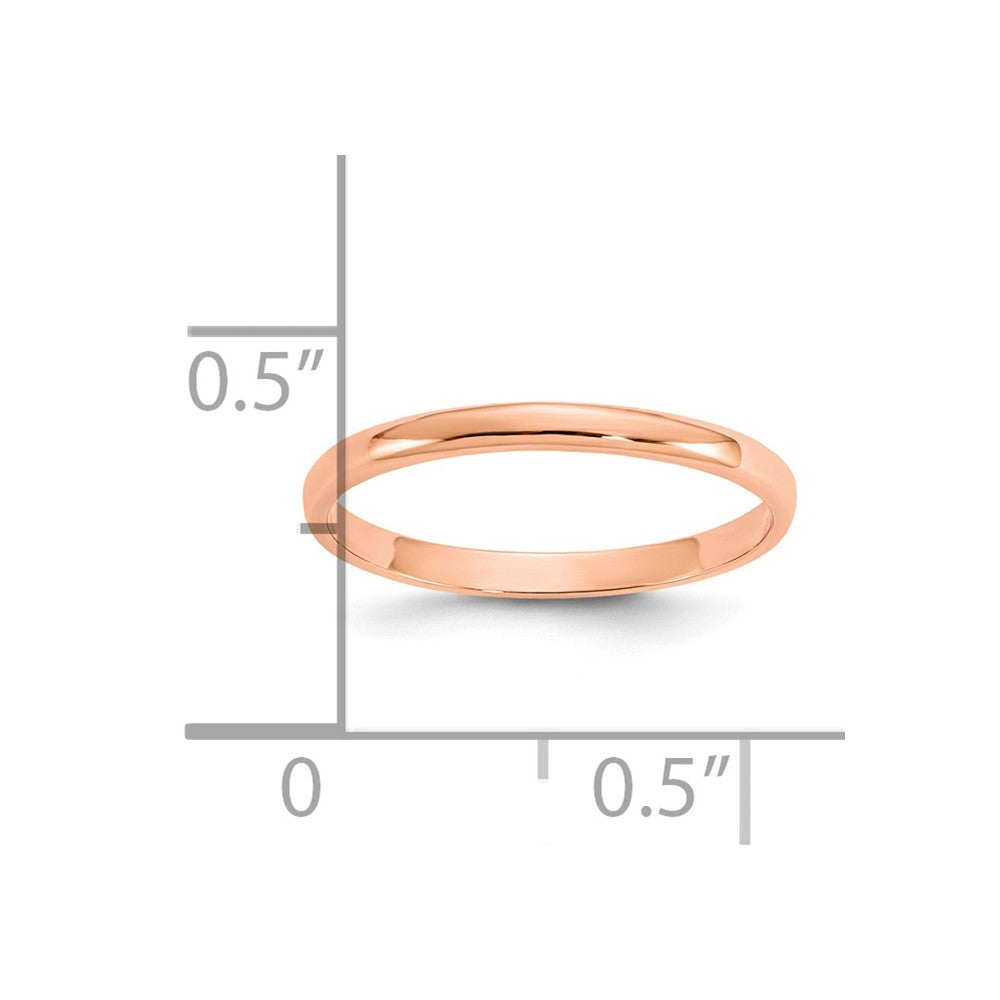 10K Rose Gold 10K Polished Child'S Ring