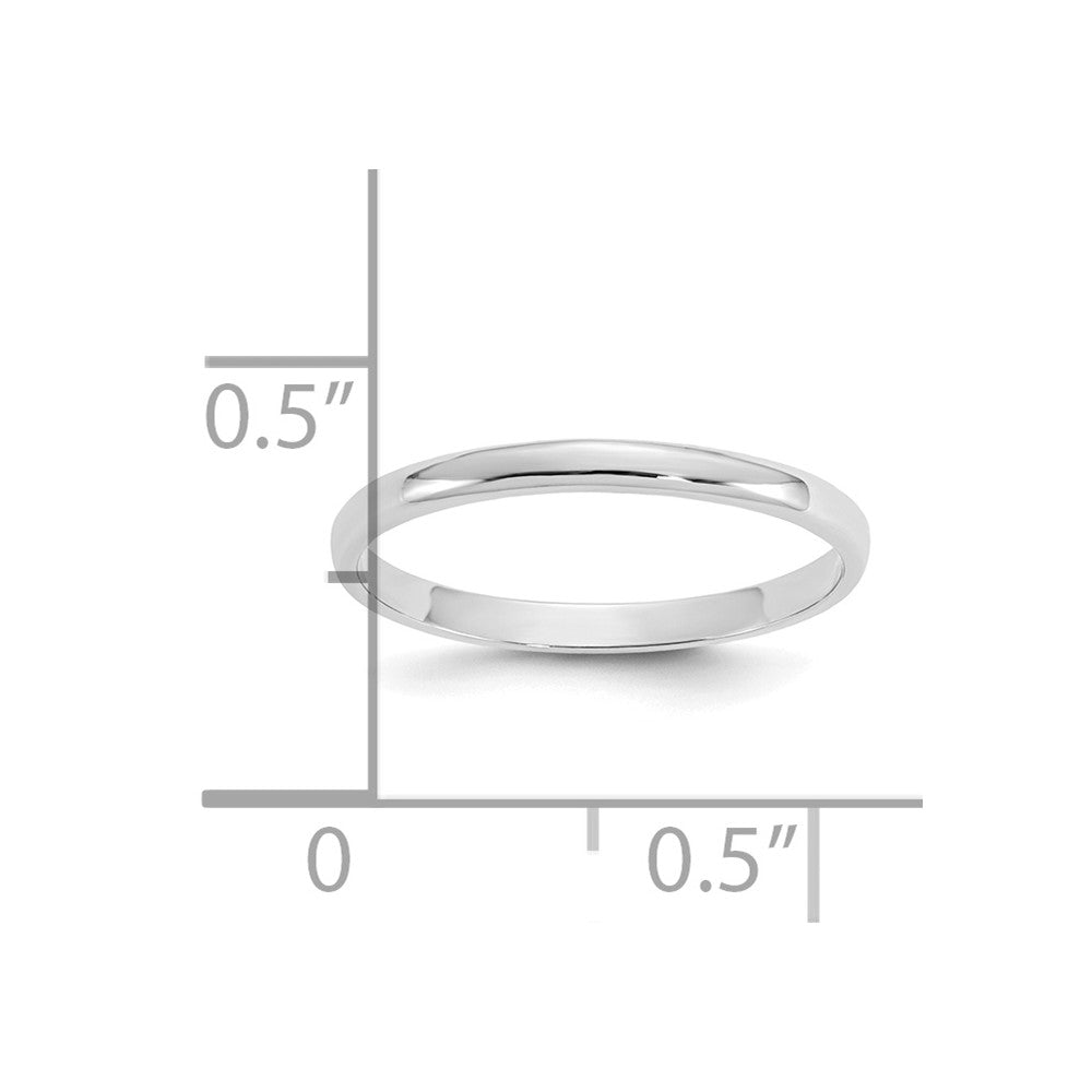 10K White Gold 10K Polished Child'S Ring