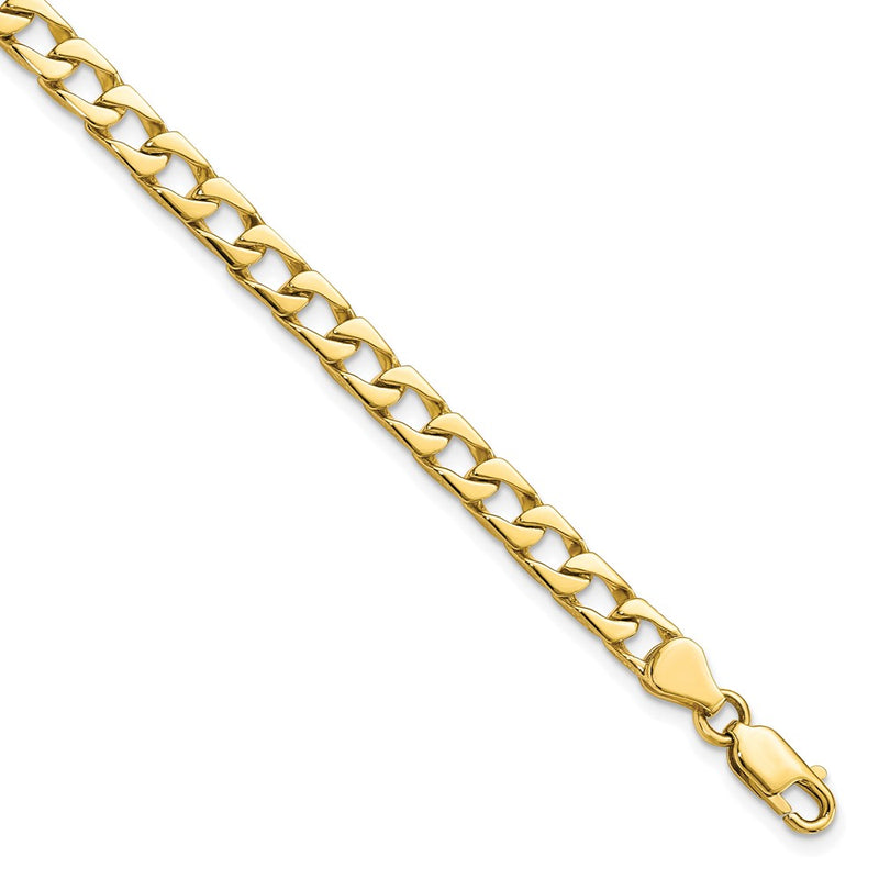 8 Inch 10K Fancy Link Bracelet