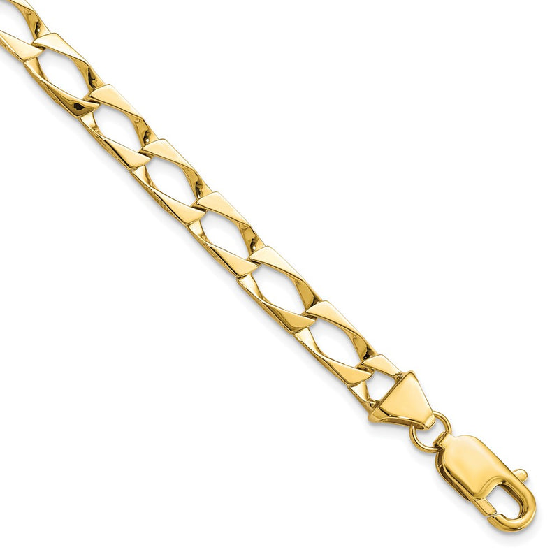 10K Yellow Gold Fancy Link Bracelet