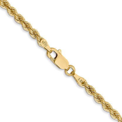 10K Yellow Gold 2.75mm Regular Rope Chain
