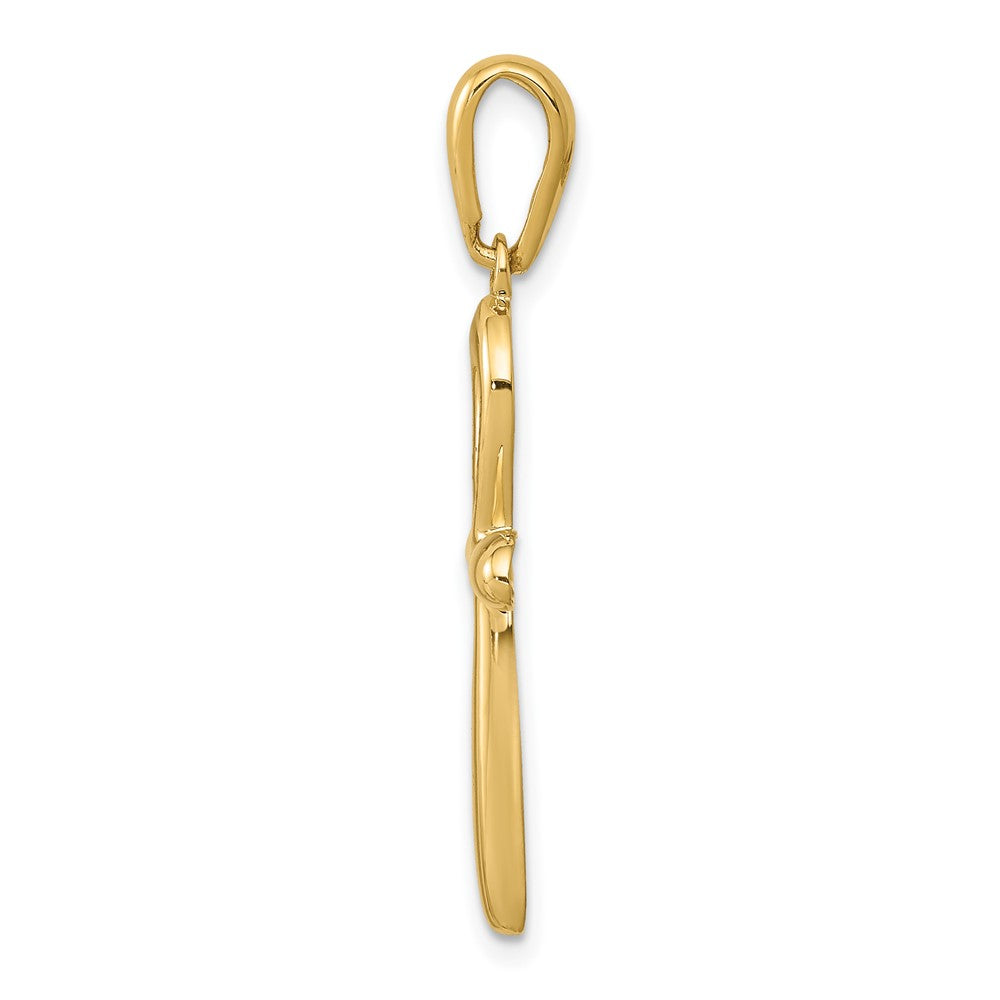 10K Yellow Gold Ankh Cross Pendant