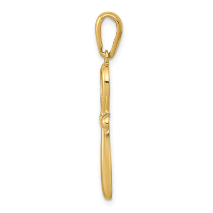 10K Yellow Gold Ankh Cross Pendant