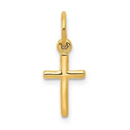10K Yellow Gold Small Cross Charm