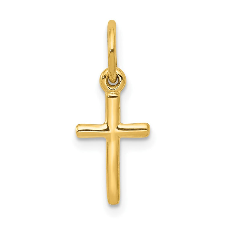 10K Yellow Gold Small Cross Charm