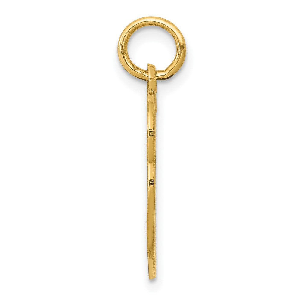 10K Yellow Gold 10K Polished Double Heart Pendant
