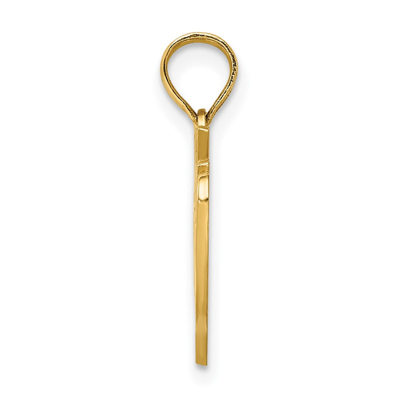 10K Yellow Gold Lady Deputy Charm
