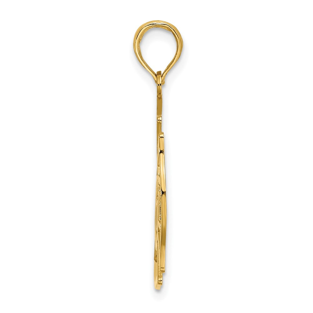 10K Yellow Gold Vfd Member Shield Charm