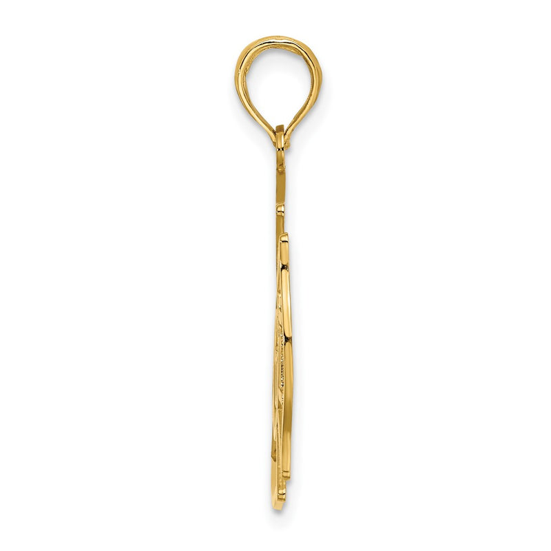 10K Yellow Gold Vfd Member Shield Charm