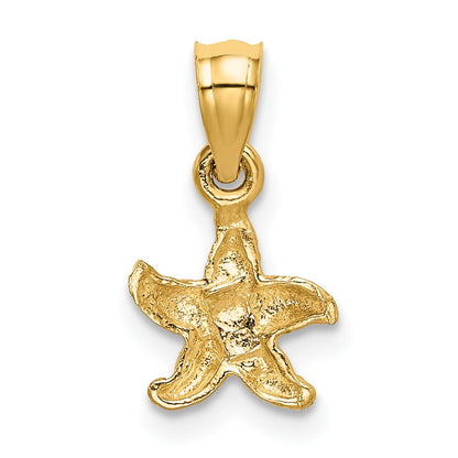 10K Yellow Gold 10K Starfish Pendant