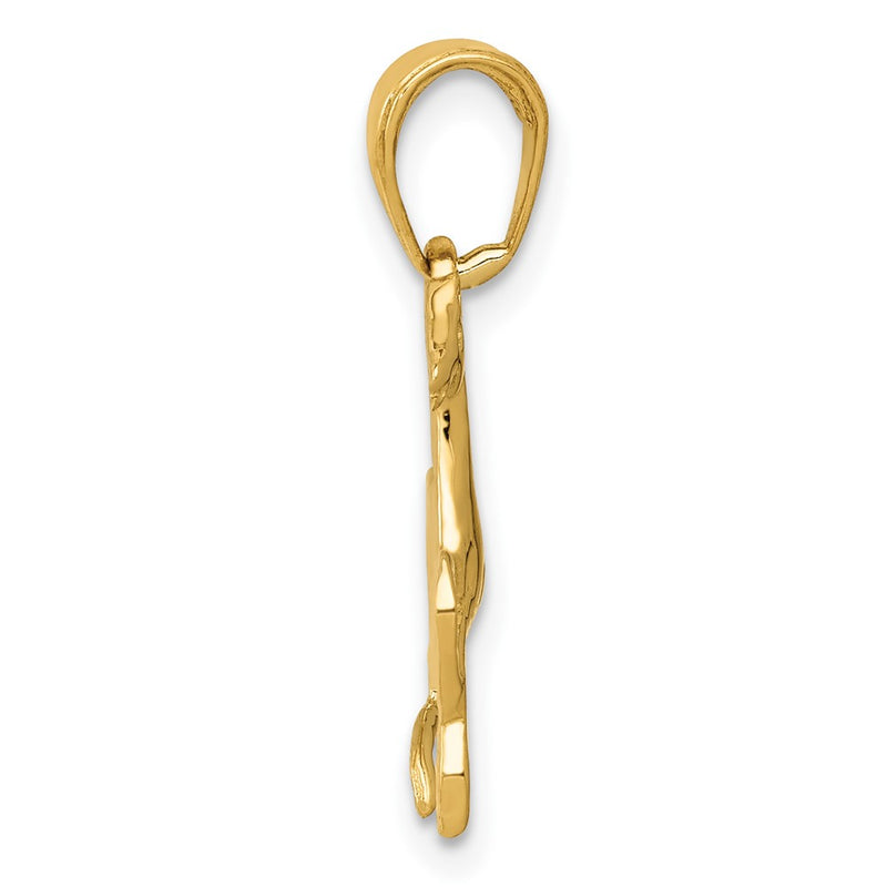 10K Yellow Gold 10K Horse Pendant