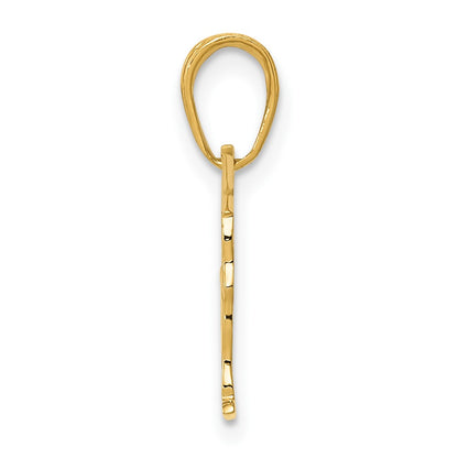 10K Yellow Gold 10K Gymnastics Pendant
