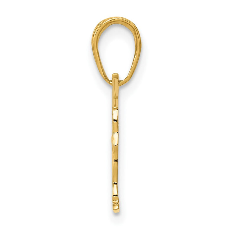 10K Yellow Gold 10K Gymnastics Pendant