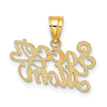 10K Yellow Gold 10K Soccer Mom Charm