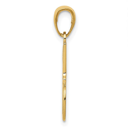 10K Yellow Gold 10K #1 Dad Charm