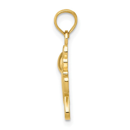 10K Yellow Gold Little Girl Charm