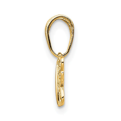 10K Yellow Gold 10K Filigree Butterfly Charm