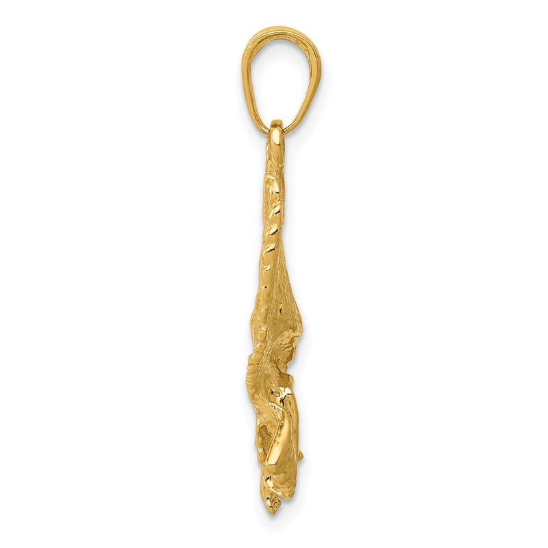 10K Yellow Gold Eagle Charm