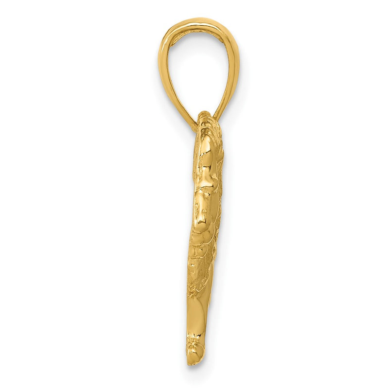 10K Yellow Gold 10K Lion Charm