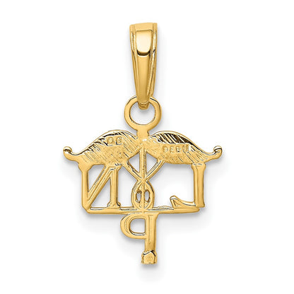 10K Yellow Gold 10K Lpn Symbol Pendant