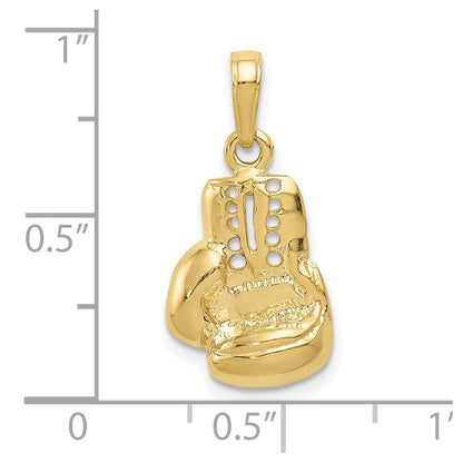 10K Yellow Gold 10K Lg Boxing Glove Charm