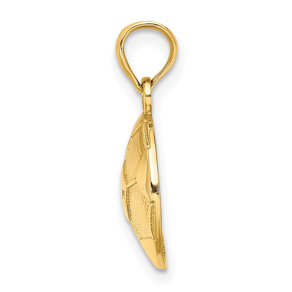 10K Yellow Gold 10K Soccer Ball Charm