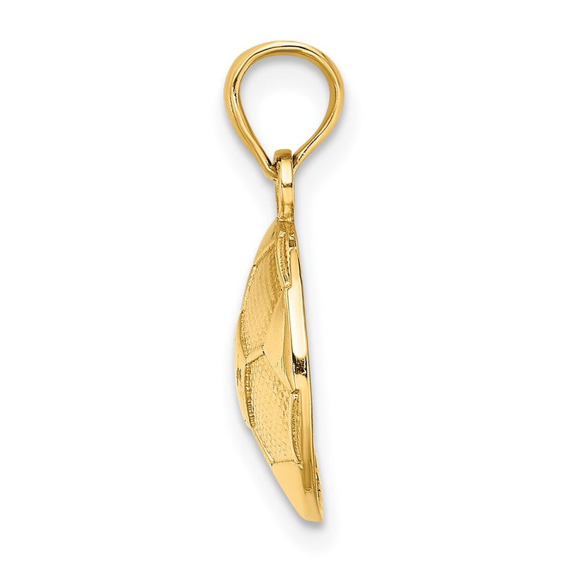 10K Yellow Gold 10K Soccer Ball Charm