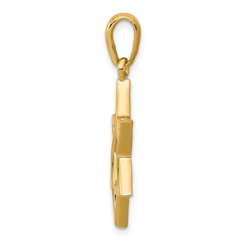 10K Yellow Gold 10K Star Of David Pendant