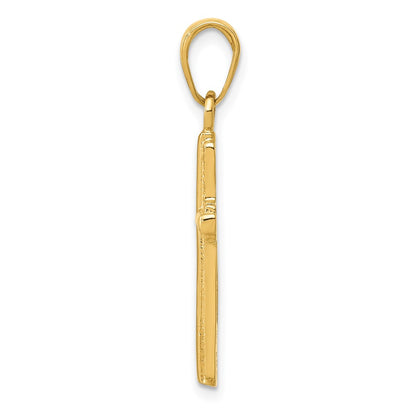 10K Yellow Gold Cross Pendant