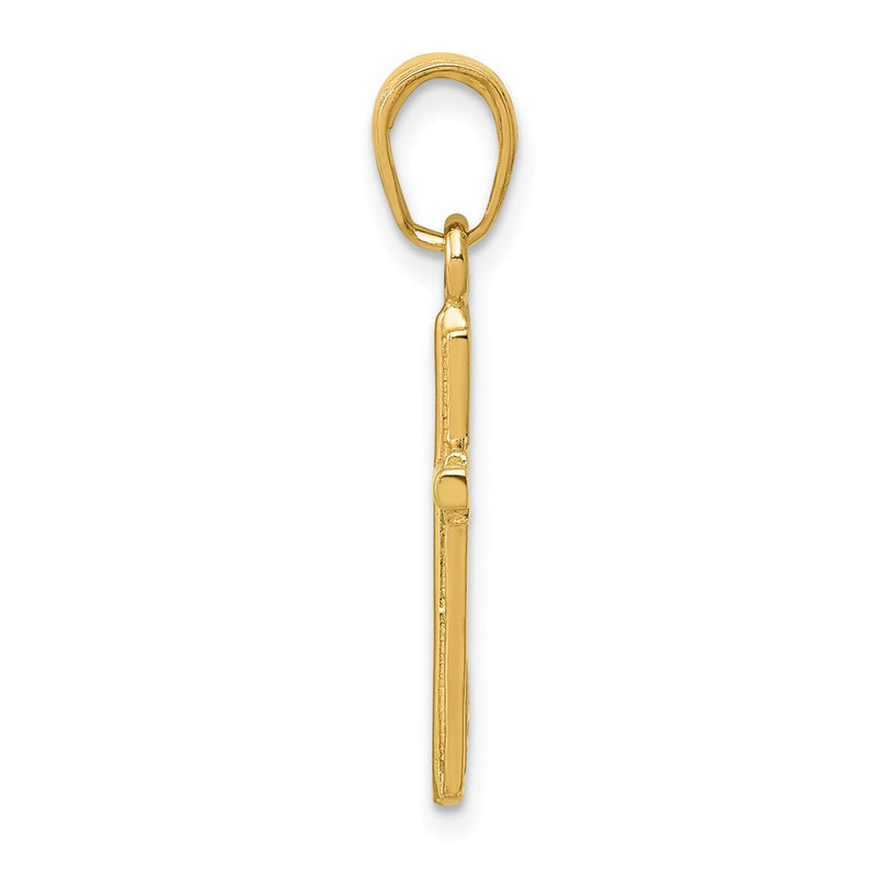 10K Yellow Gold Cross Pendant