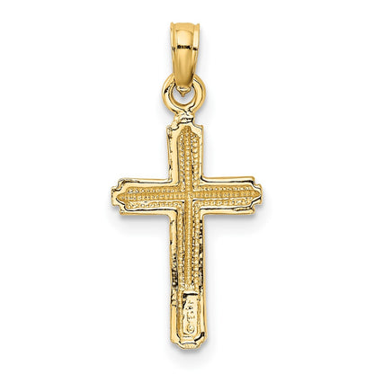 10K Yellow Gold Cross Pendant