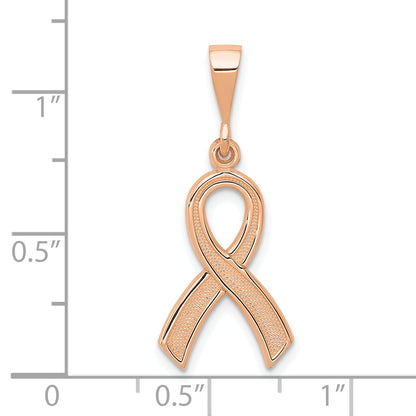 10K Rose Gold Awareness Pendant
