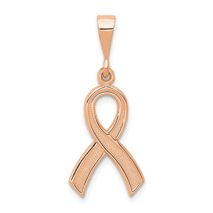 10K Rose Gold Awareness Pendant