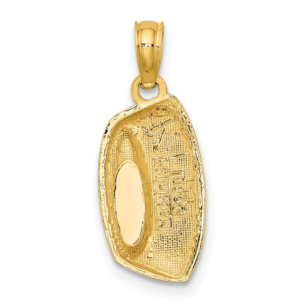 10K Yellow Gold 10K Kitty Bowl Charm