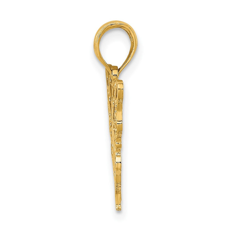 10K Yellow Gold 10K Butterfly Charm