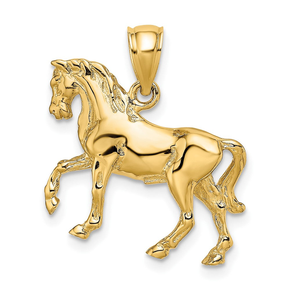 Goldia Winshell 10K Yellow Gold 10K 3-D Horse Charm | Goldia.com