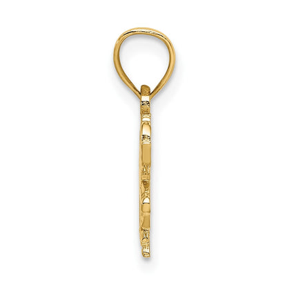 10K Yellow Gold 10K Carousel Horse Charm