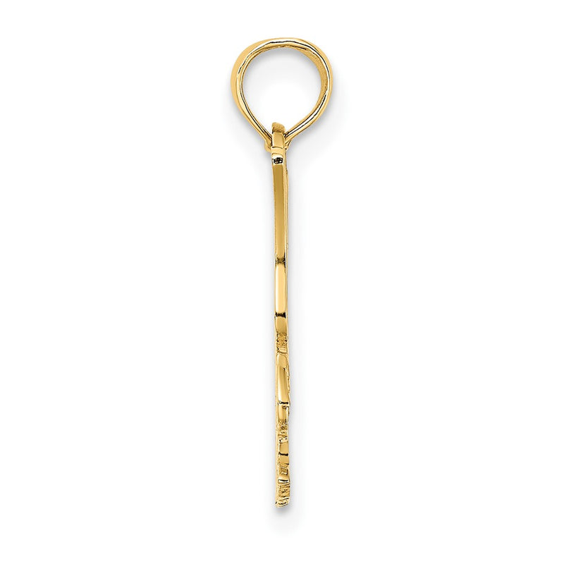 10K Yellow Gold Eagle Charm