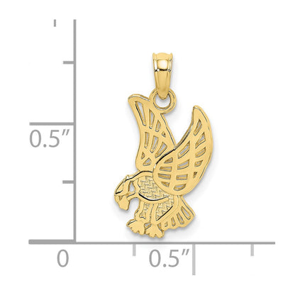 10K Yellow Gold Eagle Charm
