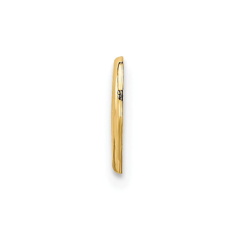 10K Yellow Gold 10K Polished Mini Floating Heart Slide