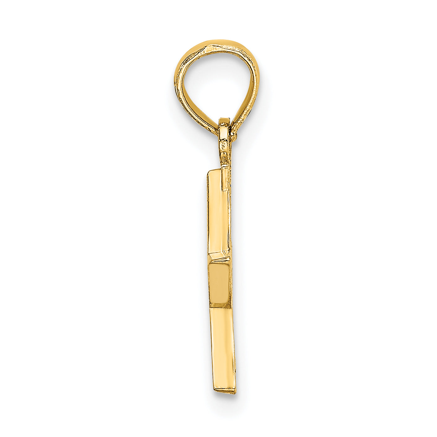 10K Yellow Gold Cut-Out Star Charm