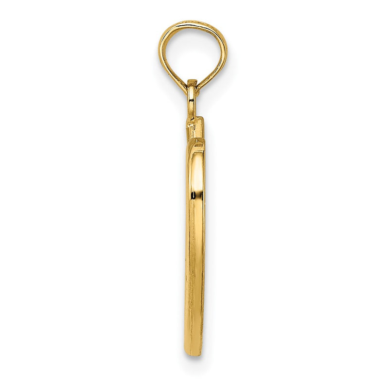10K Yellow Gold 10K Small Celtic Knot Heart Charm