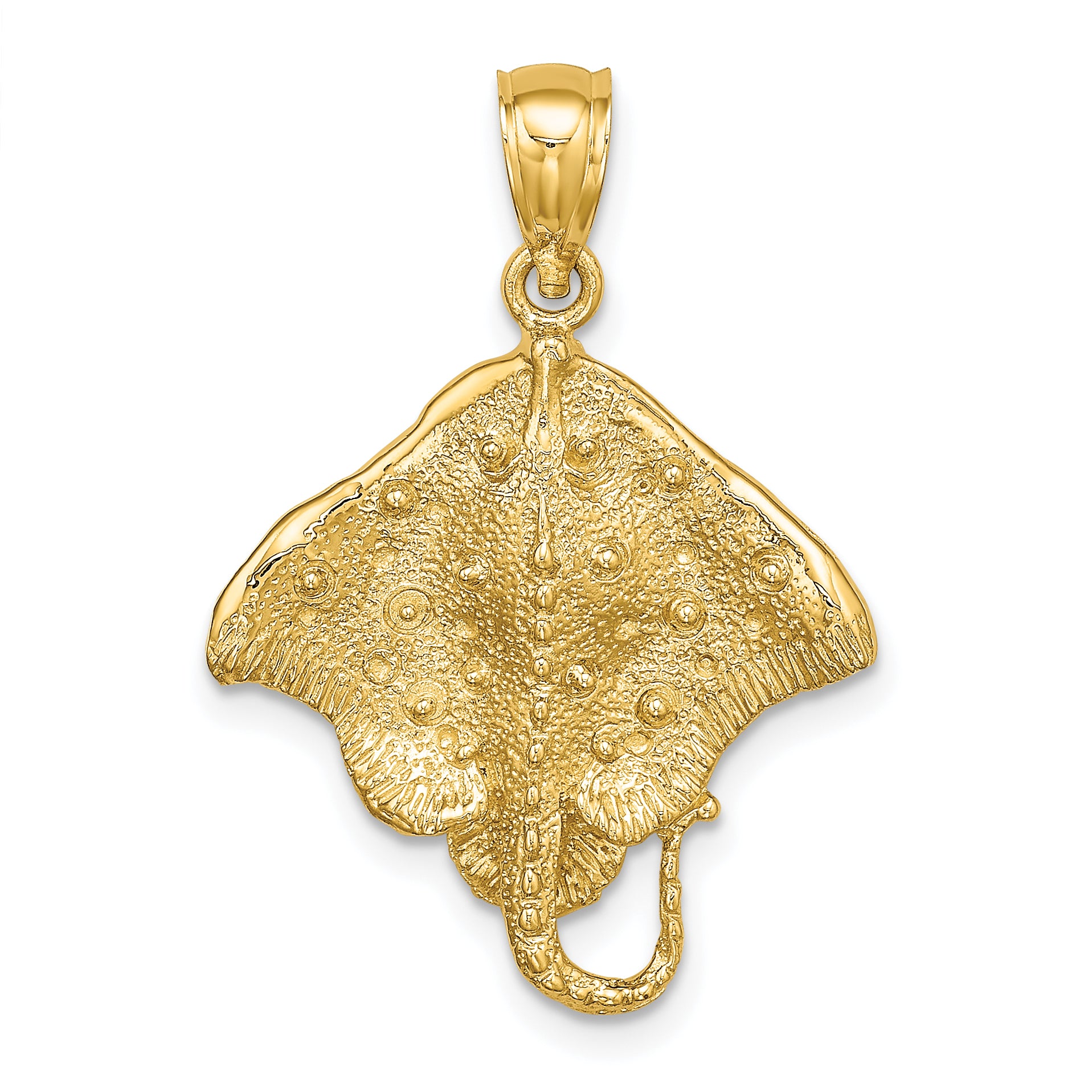 10K Yellow Gold 10K Stingray Charm