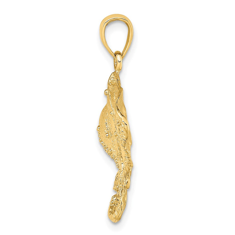 10K Yellow Gold 10K 2-D Stingray Charm