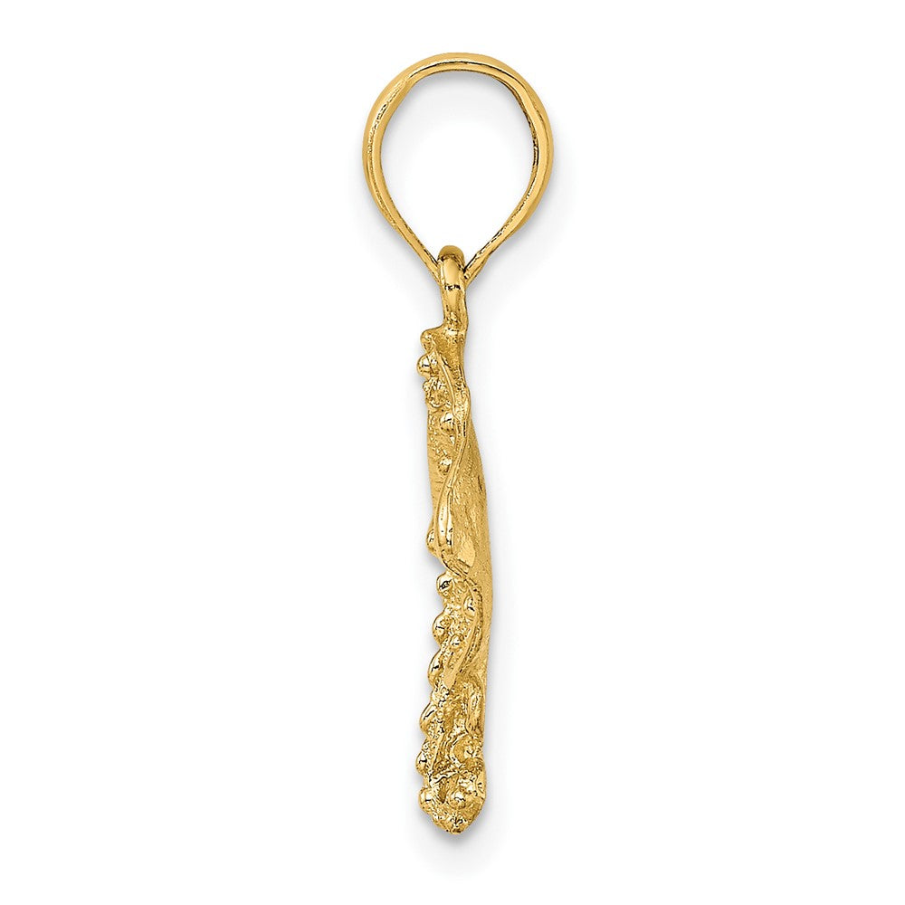 10K Yellow Gold 10K 2-D Stingray Charm