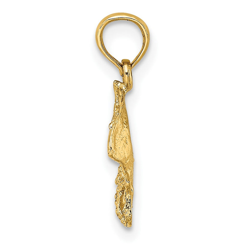 10K Yellow Gold 10K 2-D Stingray Charm