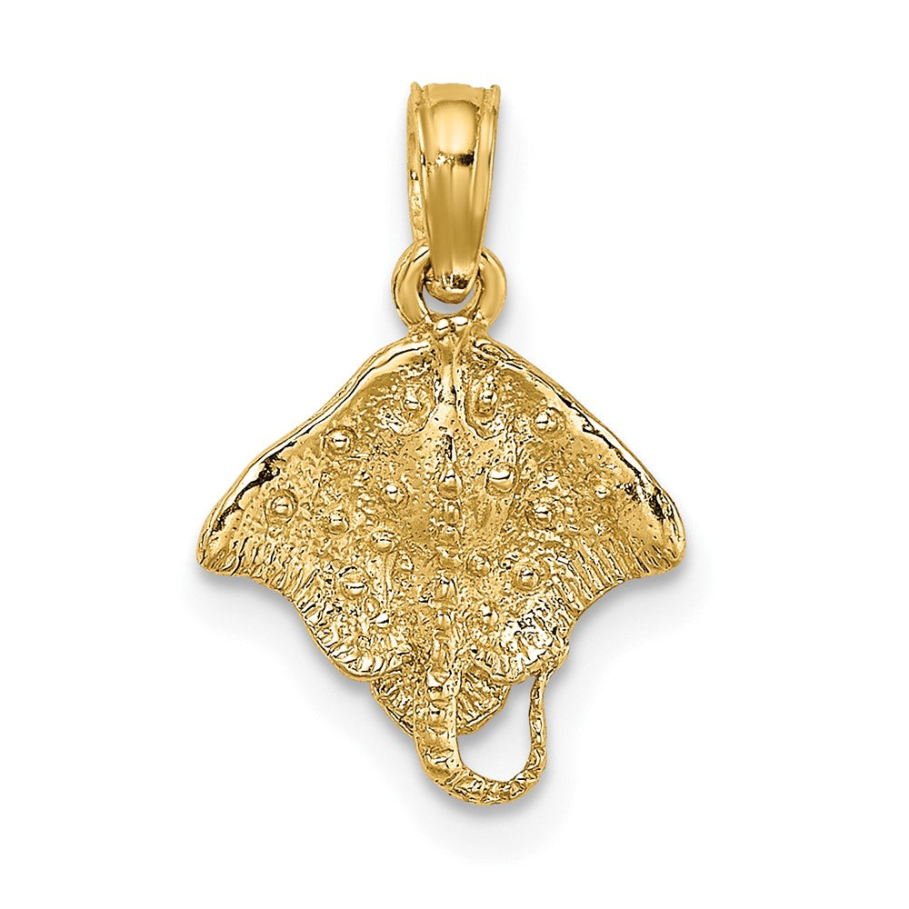 10K Yellow Gold 10K 2-D Stingray Charm
