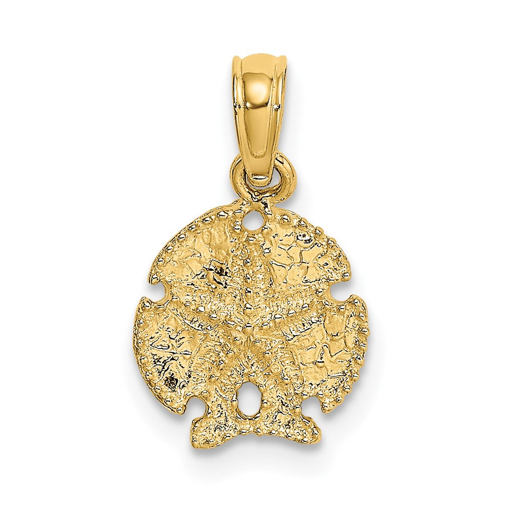 10K Yellow Gold 10K Sand Dollar W/Star
